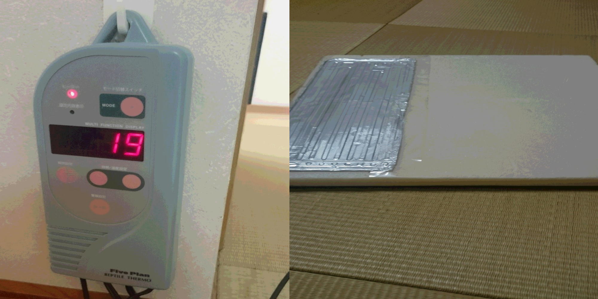 サーモセンサーで温度管理はバッチリ